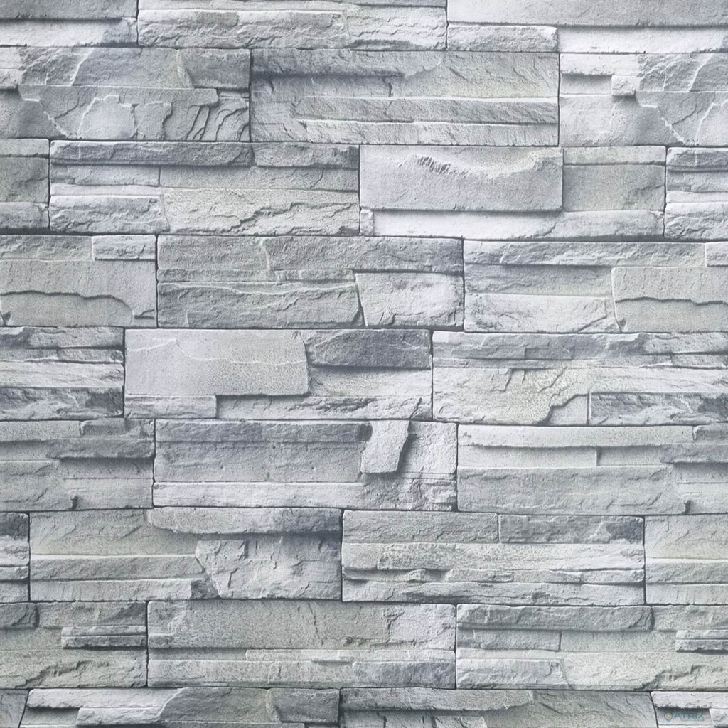 Papel Adhesivo Empapelar Piedra Cocina Pared 122x3mts