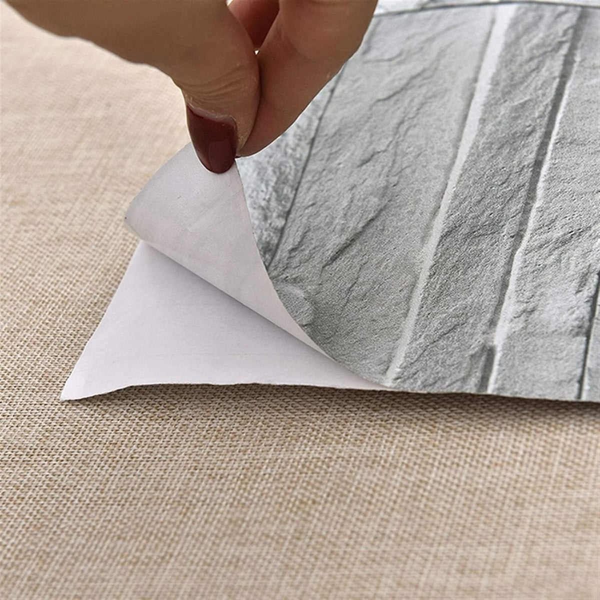 Papel Adhesivo Empapelar Piedra Cocina Pared 122x3mts