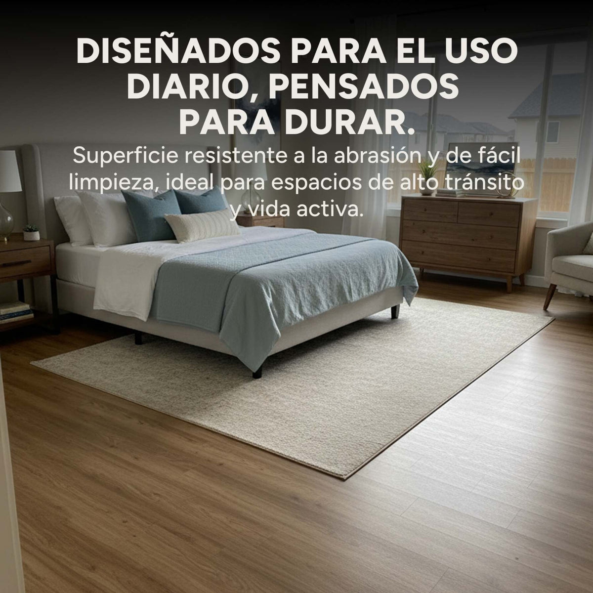 Piso Vinilico Autoadhesivo Piso Flotante Simil Madera x10m2