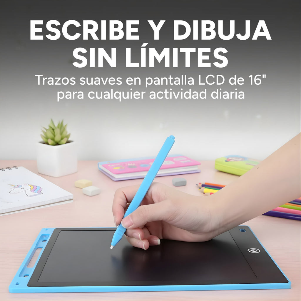 Pizarra Mágica Tableta Dibujar Infantil 16'' Pulgadas Lapiz