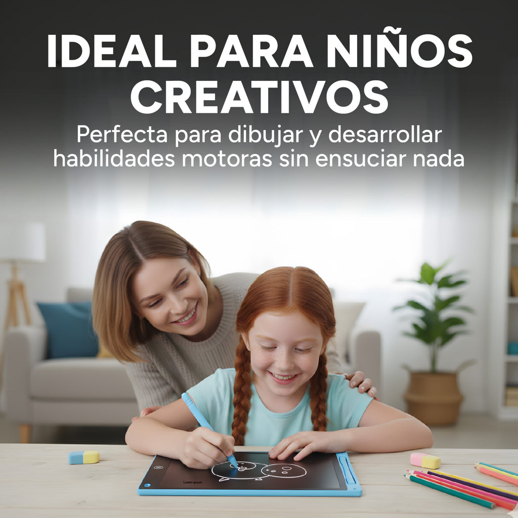 Pizarra Mágica Tableta Dibujar Infantil 16'' Pulgadas Lapiz