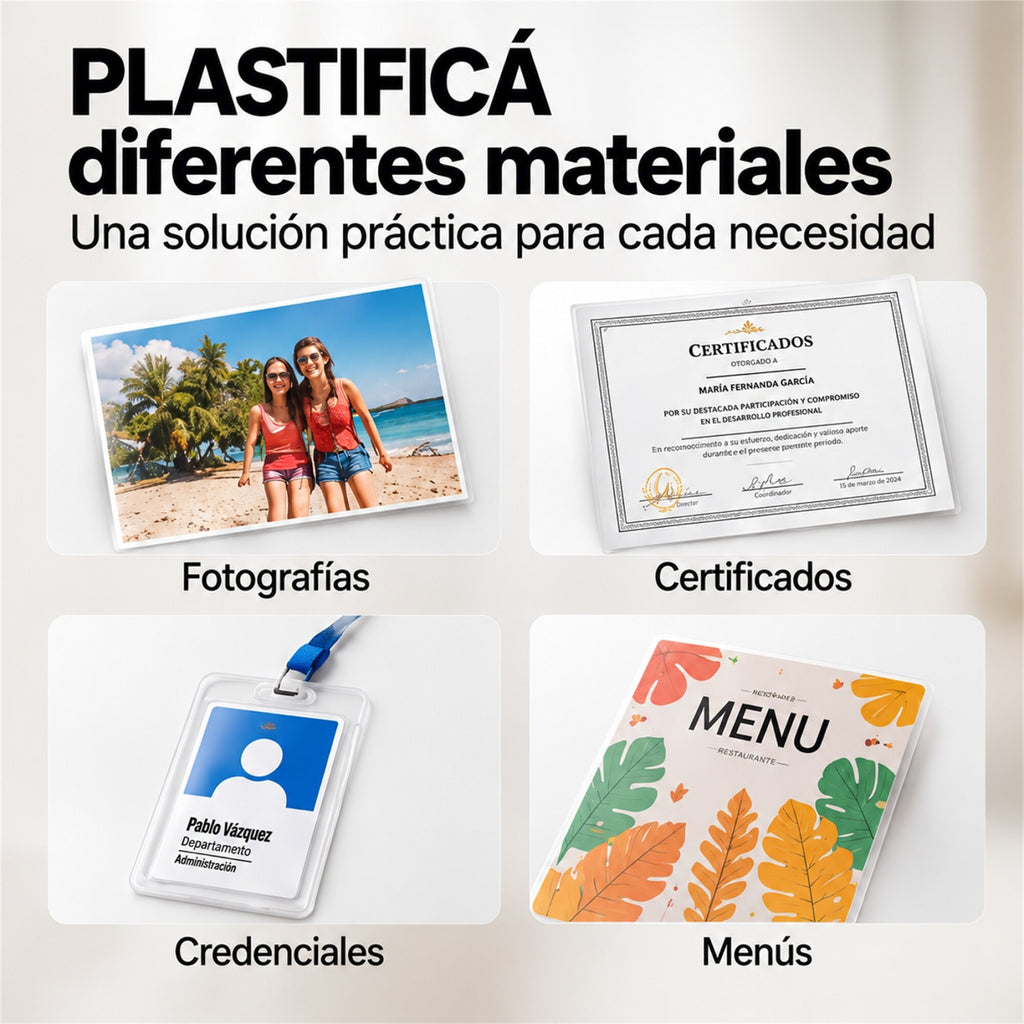 Plastificadora Laminadora A4 Frío Calor 220V