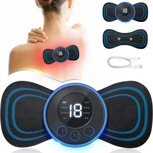 Mini masajeador estimulador muscular portatil recargable USB