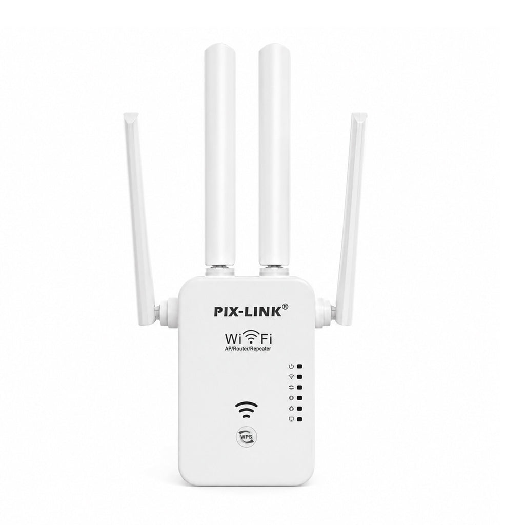 Repetidor WiFi Pix-Link 300Mbps 4 Antenas
