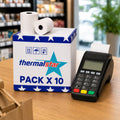 Rollo De Papel Térmico Para POS Impresora 57x40 mm Pack X10