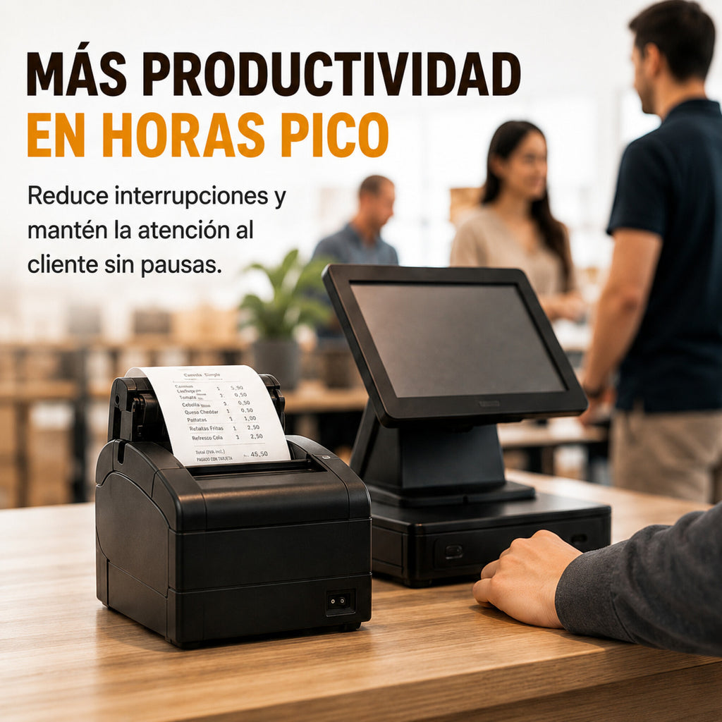 Rollo De Papel Térmico Para POS Impresora 57x40 mm Pack X80