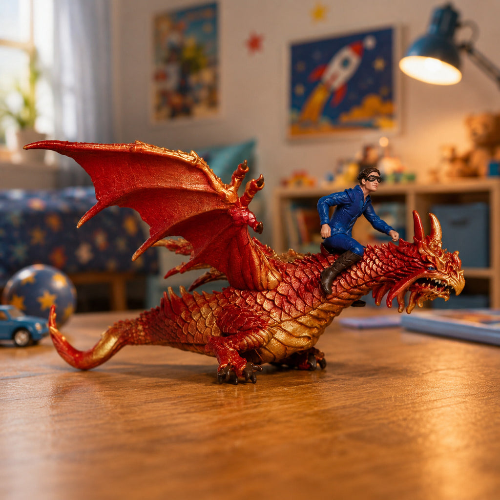 Safari Dragon Mitologico Niños Infantil Animal Fantastico