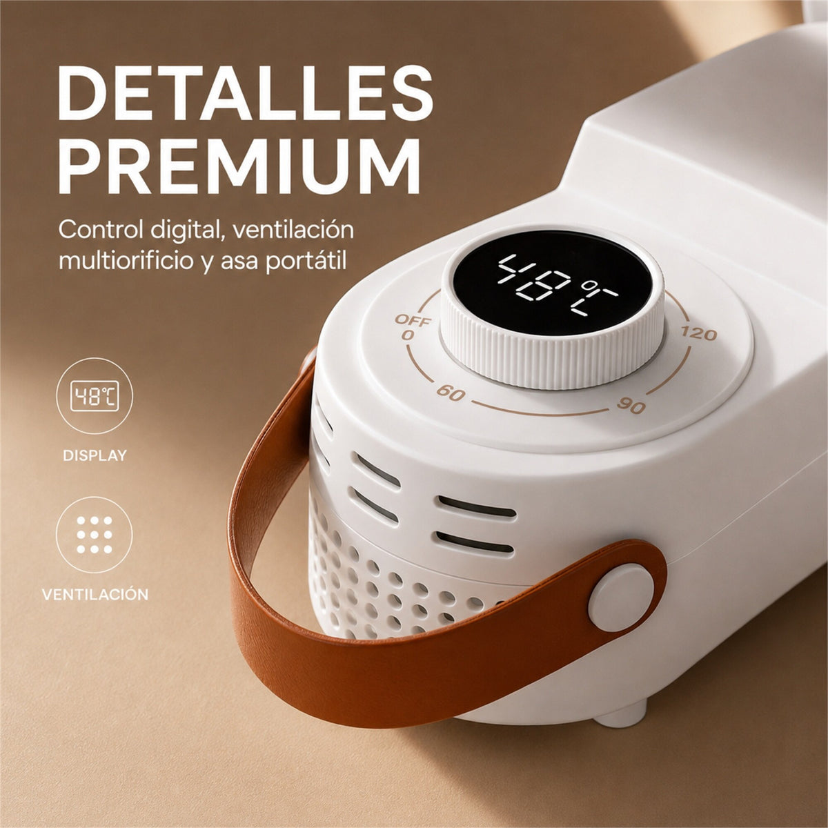 Secador Eléctrico de Calzado 150W con Temporizador