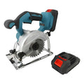 Sierra Circular Inalámbrica Portátil 850W Con 2 Baterías 48V
