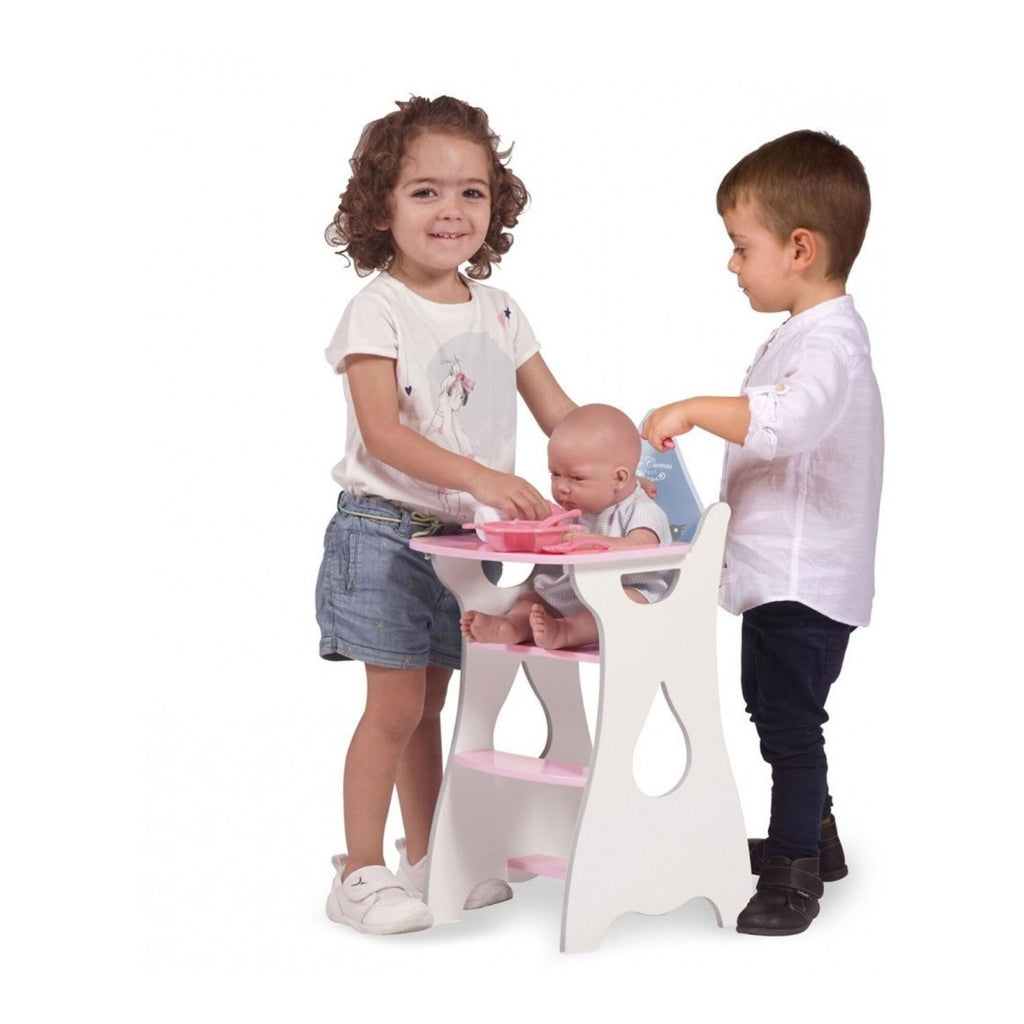 Silla Alta Bebes Comer Madera De Cuevas Niños Infantil
