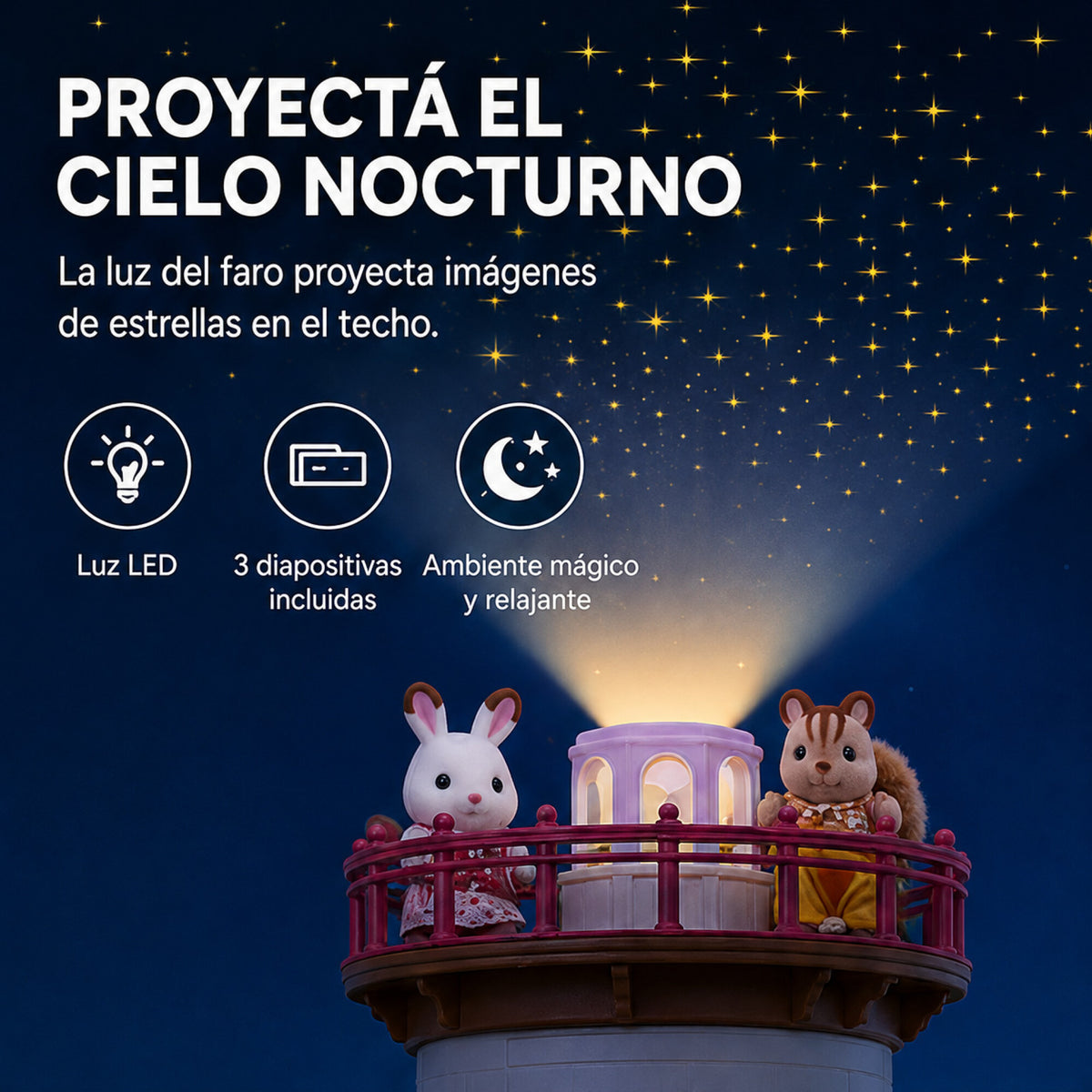 Sylvanian Families Casa Con Faro De Luz Accesorios Juguete