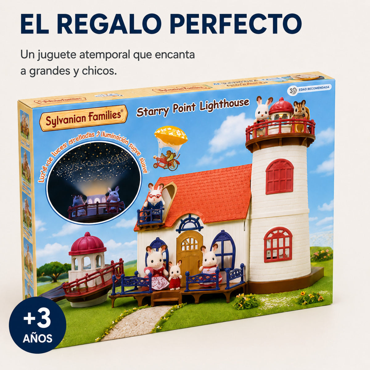 Sylvanian Families Casa Con Faro De Luz Accesorios Juguete