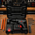 Taladro Percutor Atornillador + 2 Baterías 48V Inalambrico