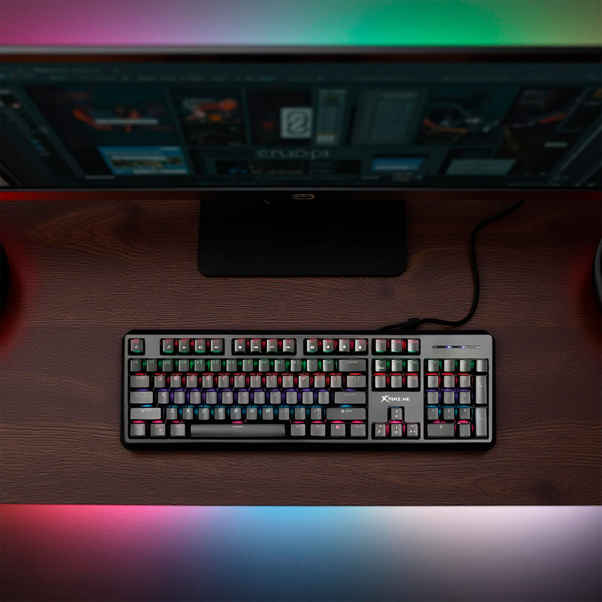 Teclado Mecánico Gamer Rgb Xtrike Me GK-918 Anti-Ghosting