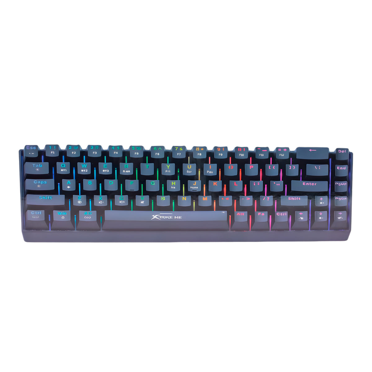 Teclado Mecánico Inalámbrico Gamer RGB Xtrike Me GK-995W BK