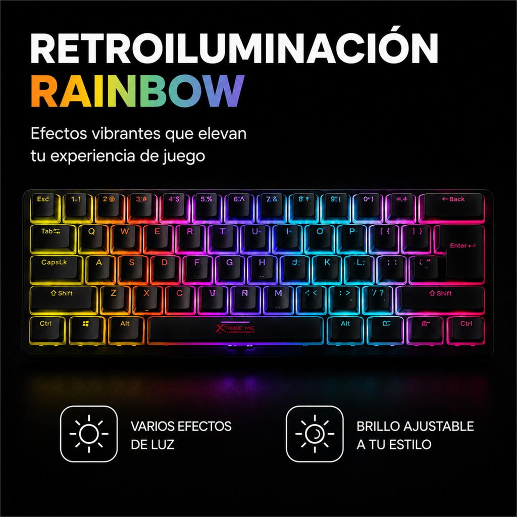 Teclado Mecánico Xtrike Me GK-985P