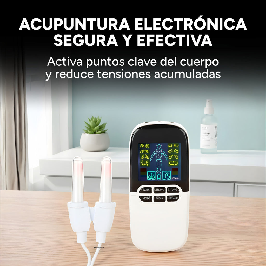 Tens Electroestimulador 8 Pads Electroterapia Muscular Usb