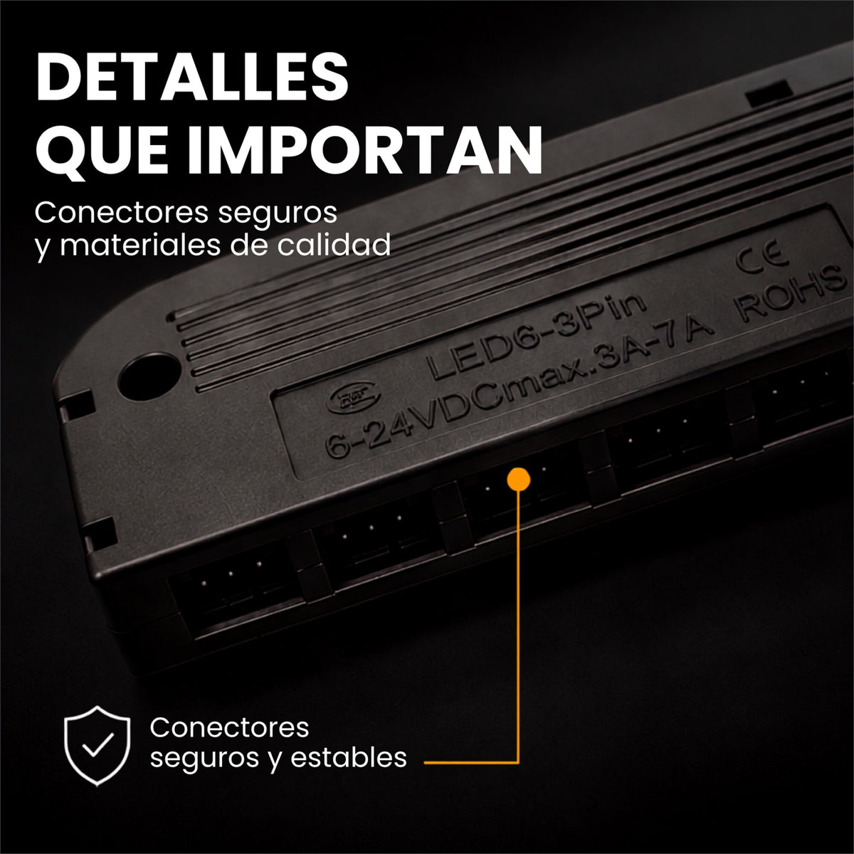 Transformador 24V P/ Luces RGB WPC App Tuya +Control 6 Canal