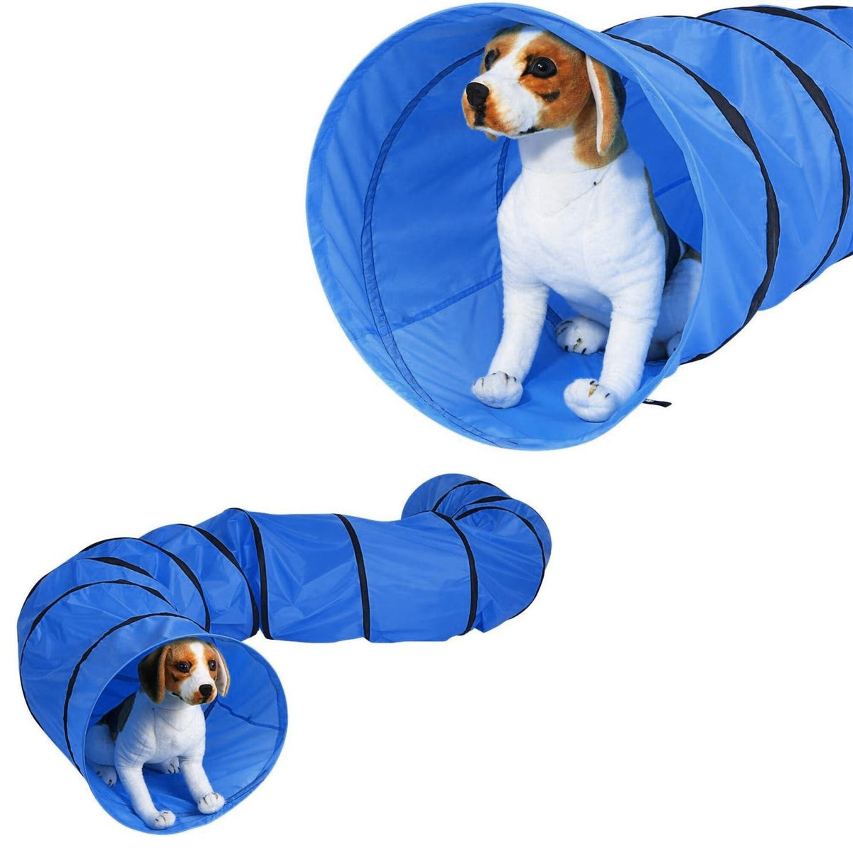 Tunel Gigante Perro Gato Mascota Redondo Tubo Interactivo