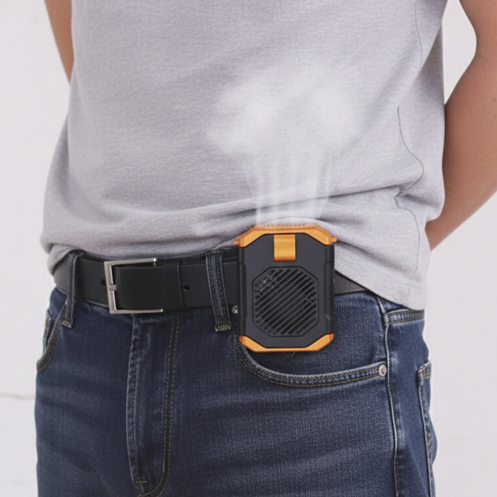 Ventilador Portatil C/ Linterna Usb Power Bank 5 Velocidades