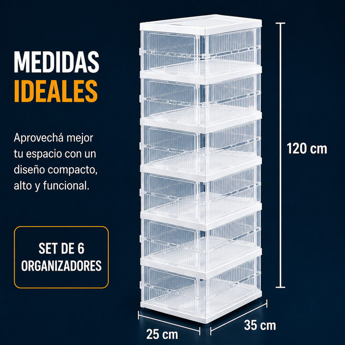 Zapatera Plegable 6 Zapatos Organizador Multiuso Ventilación